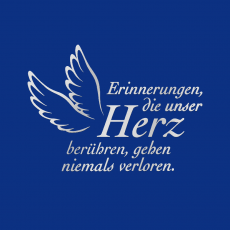 HERZ-B Spruch silber