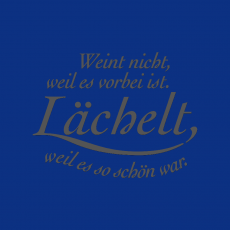 LÄCHELN-B Spruch anthrazit