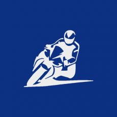 MOTORRAD Dekor lichtgrau