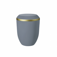 OPUS Urne taubenblau gold