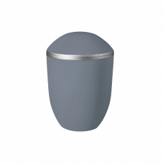 PURE Urne taubenblau silber
