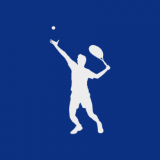 TENNIS Memory Dekor lichtgrau