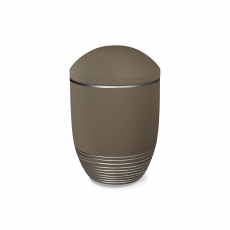 WAVE Urne teak silber