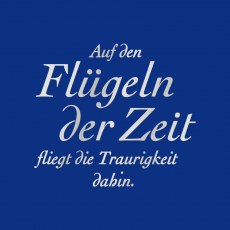 ZEIT-A Spruch silber