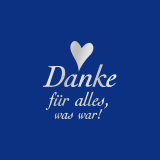 DANKE-B Spruch silber