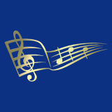 MUSIK Dekor gold