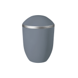 PURE Urne taubenblau silber